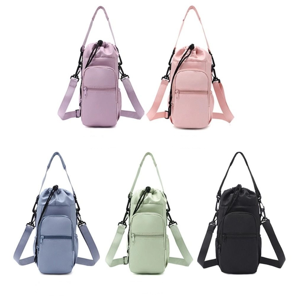 กลับ2ชีวิต กระเป๋าขวดน้ํา,แขนป้องกันฉนวนกระติกน้ําร้อนที่วางขวด,แบบพกพาปรับสายรัด ค โรสบอดี กับโทรศัพท์กระเป๋าถ้วยสูญญากาศ ค มาถึง ปกสําหรับกลางแจ - รูปที่ 2