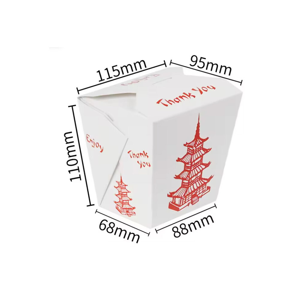 กล่องบะหมี่ 32 oz. พิมพ์ลาย ND-32P 25 ใบ (09-9069)