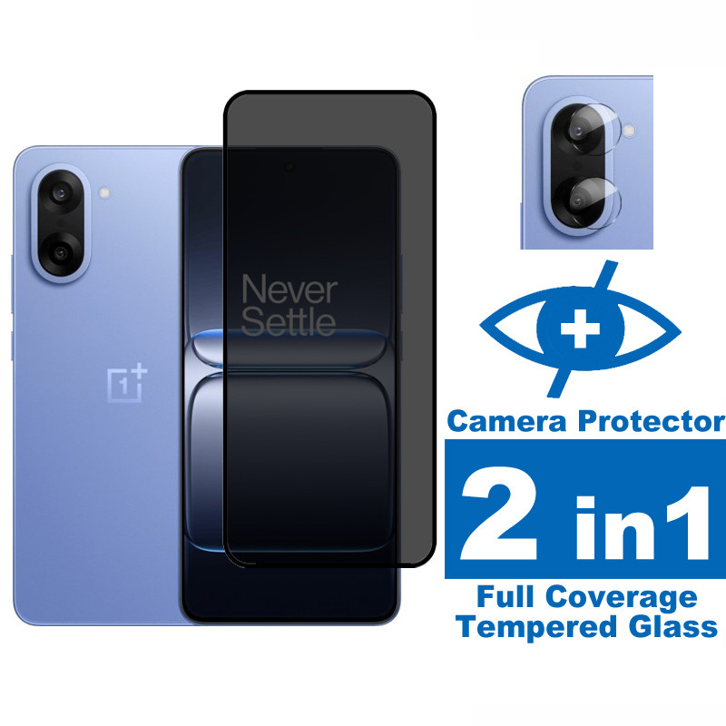 สําหรับ OnePlus Nord CE 5 Anti-Spy กระจกนิรภัยสําหรับ OnePlus Ace 5 Pro Ultra Racing Nord 5 4 3 2 2T N300 N200 N30 N20 SE Nord CE 5 4 Lite 5G ตัวป้องกันหน้าจอความเป็นส่วนตัว + เลนส์ Protector