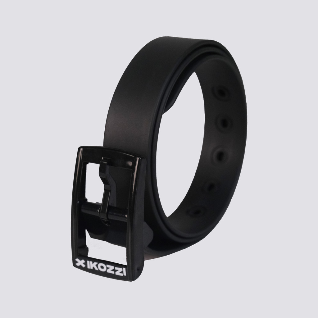 Ikozzi Viber Flat Belt สีดํา - เข็มขัดผู้ชายสีดํา