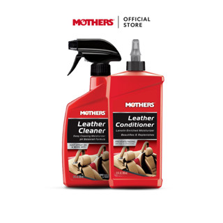 [เซ็ตดูแลเบาะหนัง] Mothers® Leather Cleaner & Conditioner
