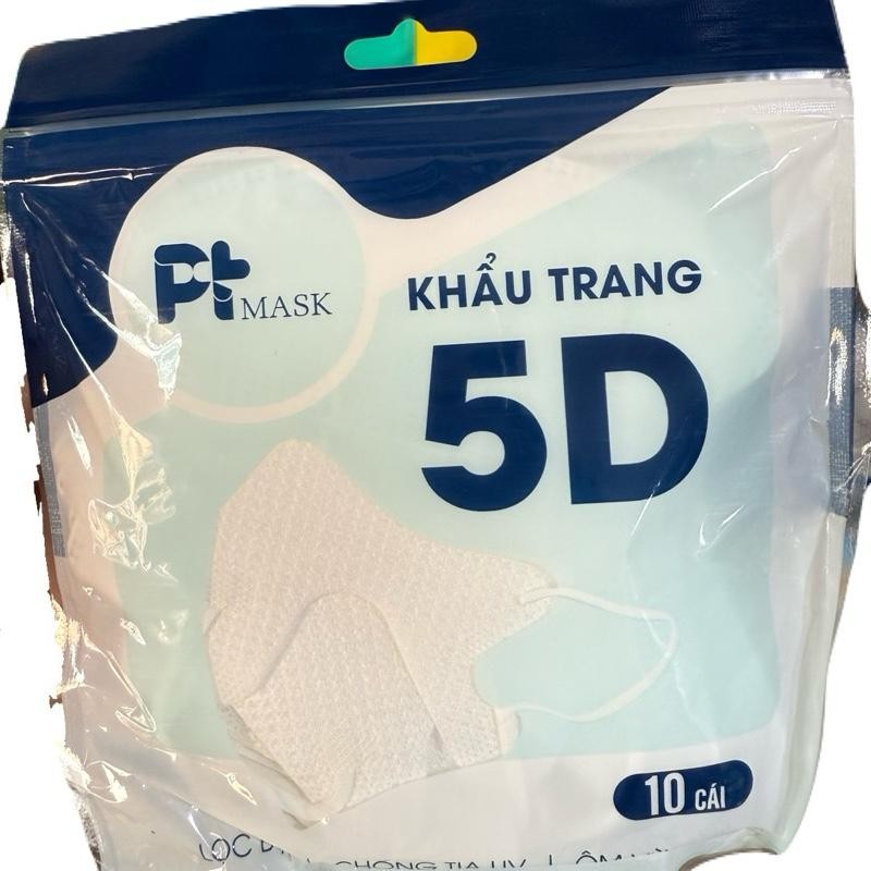 ￼แมส 5D  10ชิ้น เเมส หน้ากาก 5D เเมสผู้ใหญ่  หน้าเรียว พร้อมส่ง หน้ากาก อนามัย