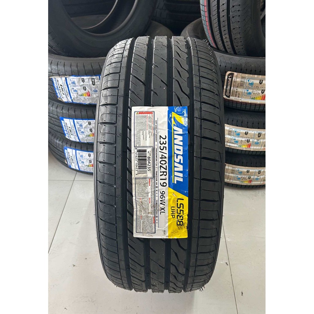 235/40R19 LANDSAIL LS588 ยางใหม่กริ๊ปปี24🇹🇭ราคาโปร1เส้น✅แถมจุ๊บลมยางแท้🔥มีรับประกันจากโรงงานนาน2ปีหร