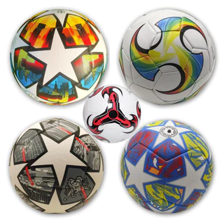 ยูฟ่าแชมเปียนส์ลีก ฟุตบอลเบอร์ 5 Soccerballลูกฟุตบอลหนัง PU ฟุตบอล