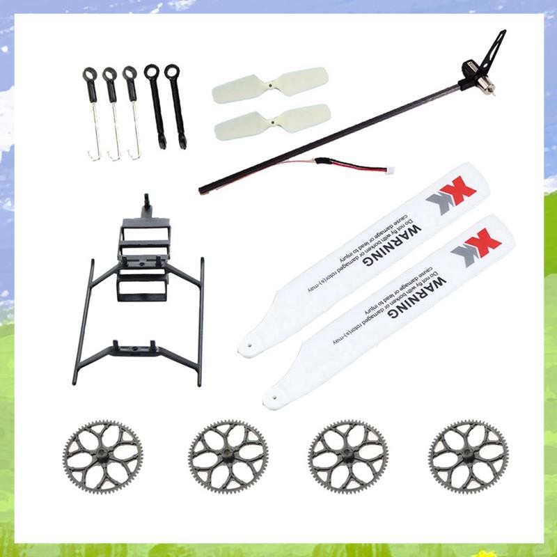 ชุดอะไหล่ทดแทนเฮลิคอปเตอร์ RC สําหรับ XK K110,K110S RC อะไหล่อัพเกรดเฮลิคอปเตอร์