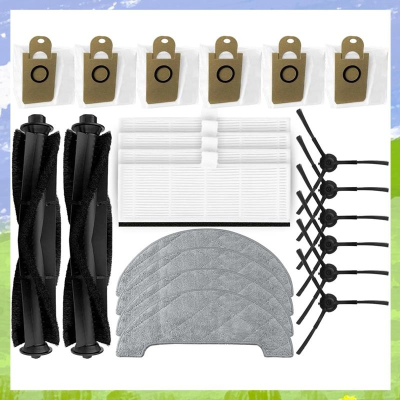 สําหรับ L11, L11 Pro, Q6 Pro, L6 Pro, T10+, ชิ้นส่วน Arnagar S8 Pro หลักแปรงด้านข้างกรอง Mop