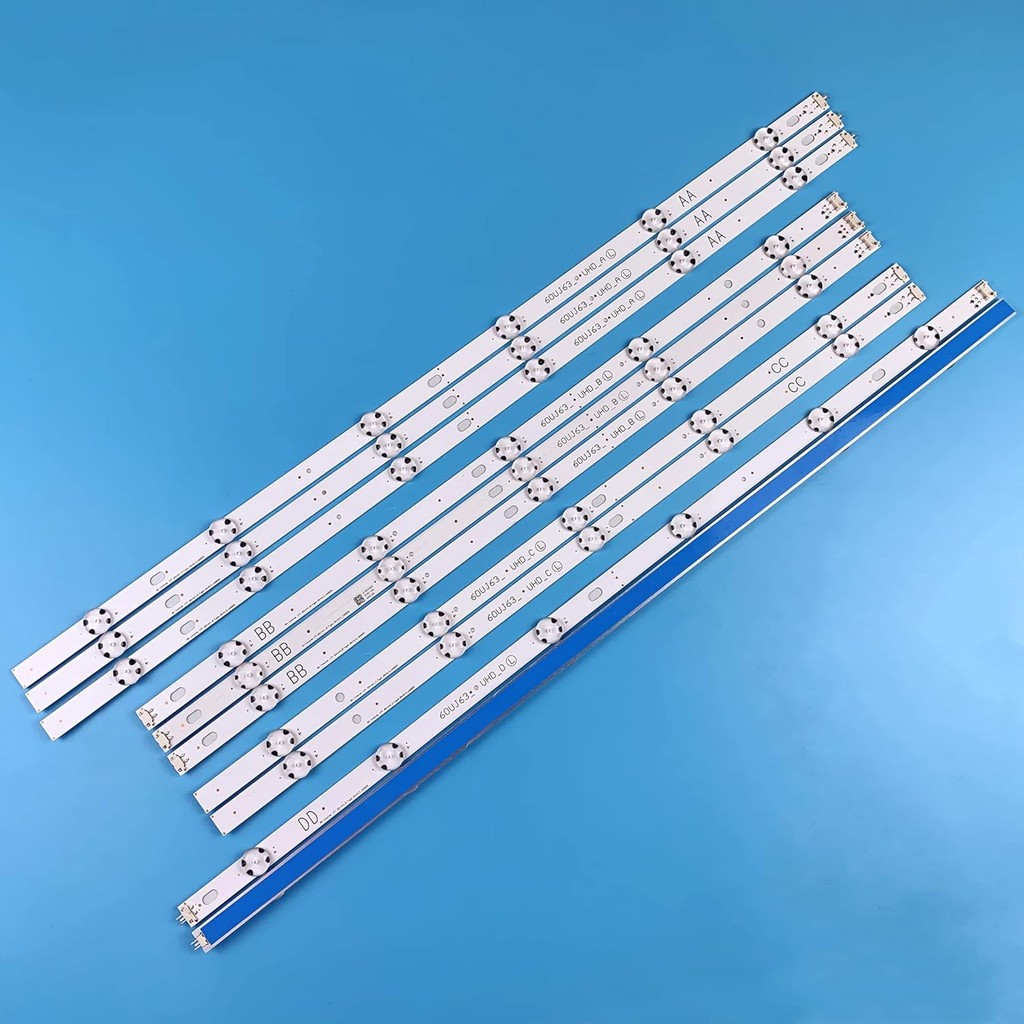 PANMILED 10 ชิ้น LED Backlight แถบสําหรับ LG 60 ทีวี 60UJ63 60UJ6300-UA 60UJ6050-UA EAV63673006 60UJ