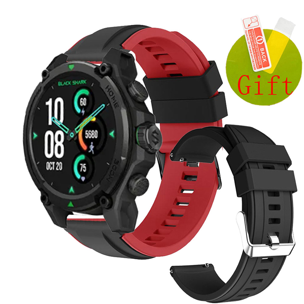 ฟิล์ม สาย Black Shark GS3 Sport าสายคล้องคอกีฬาซิลิโคนสําหรับ Black Shark S1 Classic Pro สมาร์ทวอท์ช