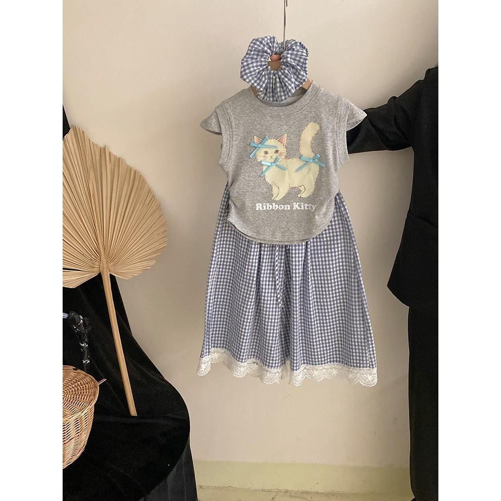 ชุดเด็กหญิง Dorila แขนสั้น สำหรับหน้าร้อน 2025 แบบ 2 ชิ้น (เสื้อด้านบน + กางเกงขาสั้น) เหมาะสำหรับอายุ 3-12 ปี ราคา ถูกที่สุด ดีลบีเคเค แกลเลอรีภาพที่ 6