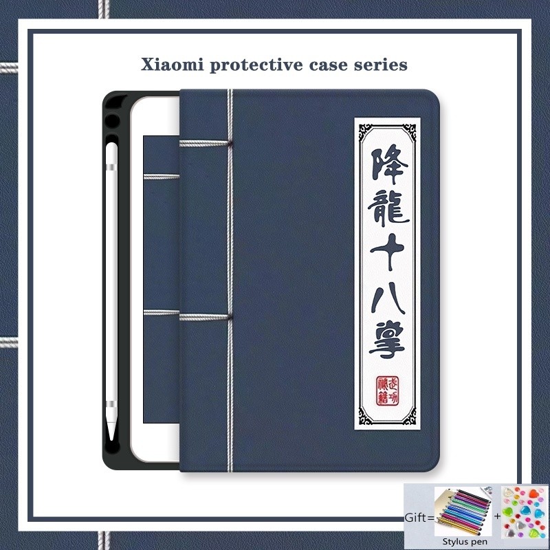 เคสแท็บเล็ตอัจฉริยะ พับสามทบ ใส่ดินสอ รองรับ Redmi Pad SE 8.7 2024, Mi Pad 5/6 Pro 11 2023/2022, SE 11/10.6, Pad 2 11.6, Air 10.36 นิ้ว, OPPO Pad Air, Xiaomi Pad 5/6 Pro xiaomi 5 6 7 8 pro redmi pad2 SE 9.7 8.7 11 แผ่น 2pro kpad2 8.8 2026 กรณี