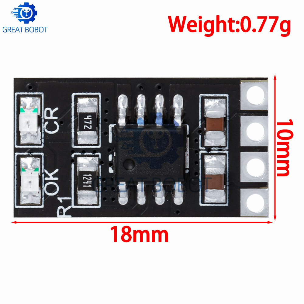 เฉพาะ 3.2V LiFePO4 โมดูลชาร์จแบตเตอรี่ 3.6V 1A CV/ CC wtih ป้องกันแรงดันไฟฟ้าเกินชาร์จอัตโนมัติ Low-Power Sleep Mod