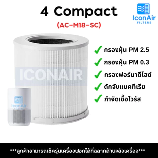 Xiaomi Smart Air Purifier Filter รุ่น Smart Pet Care / 4 Compact ไส้กรองสำหรับฝุ่น PM2.5 และกลิ่นจากสัตว์เลี้ยง