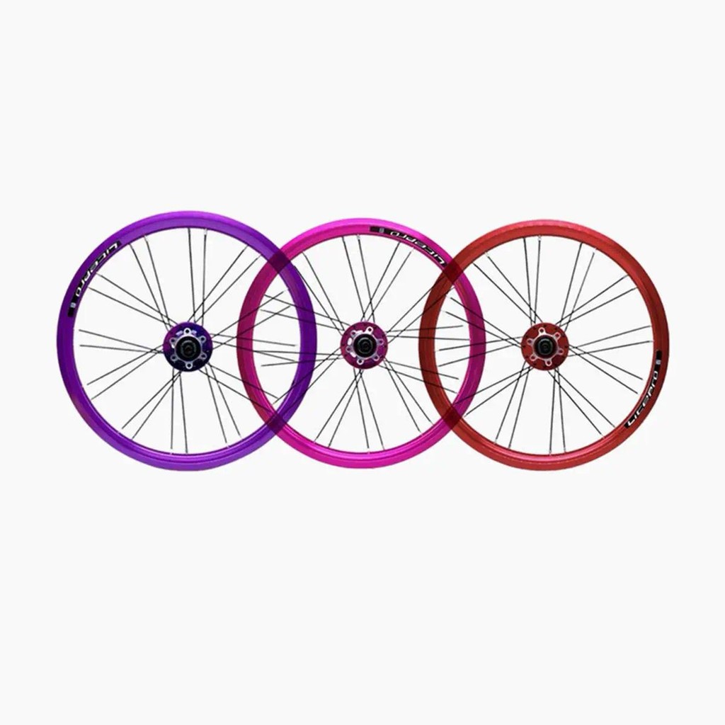 LitePro K3 Plus 6 สำหรับจักรยานพับ Fnhon Dahon พร้อมแบริ่งล้อ 16 นิ้ว และดิสก์เบรก 11 สปีด