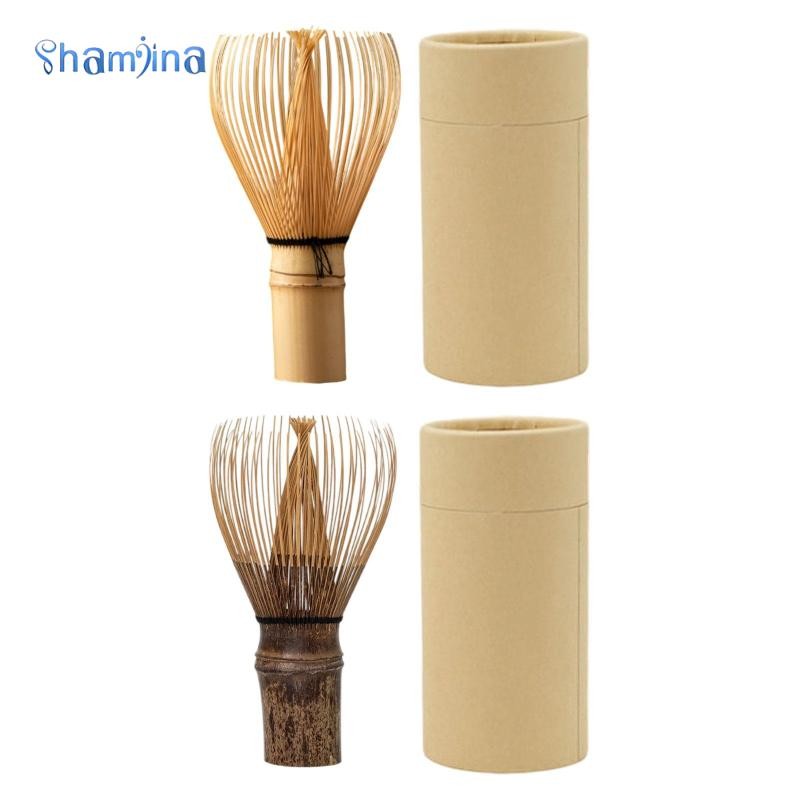 [Shamjina] ไม้ไผ่มัทฉะปัดชามัทฉะกวนReusableเครื่องมือชงชาในครัวเรือนญี่ปุ่นผสมแปรงProfessional Handcrafted