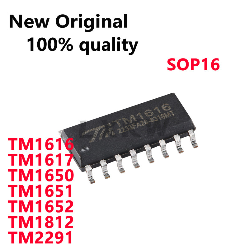 10/PCS ใหม่ Original TM1616 TM1617 TM1650 TM1651 TM1652 TM1812 TM2291 SOP16 LED ไดรฟ์ชิปในสต็อก