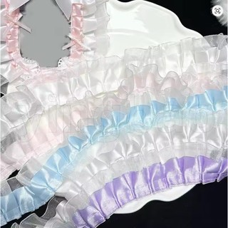 10yards ลูกไม้ Trim ริบบิ้นอุปกรณ์เสริม Handmade Diy ตกแต่งก…