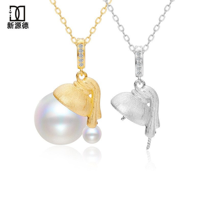 เงินสเตอร์ลิง S925 คุณภาพสูง เพียร์ลคลาบิกเคล necklace สำหรับตกแต่งสร้อยคอผู้หญิง ODPC