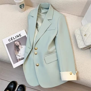SUNBALEE 🩵 SUIT-22 เสื้อสูท Blazer มีซับใน สูทแขนยาว สำหรับผู้หญิง เสื้อสูทพลัสไซส์ S-3XL สินค้าพร้อมส่ง