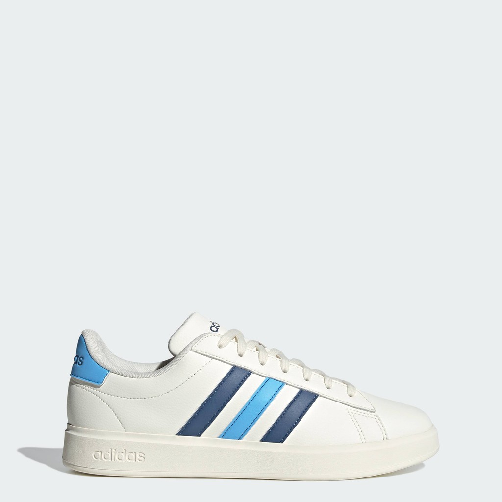 adidas ไลฟ์สไตล์ รองเท้า Grand Court Cloudfoam Comfort ผู้ชาย สีขาว JS1734