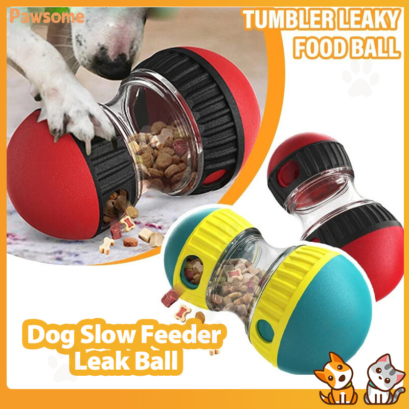 Pawsome Slow Feeder ของเล่นสุนัข Rolling Leaky Food Ball Interactive IQ อาหารปริศนาสําหรับสุนัขและแม