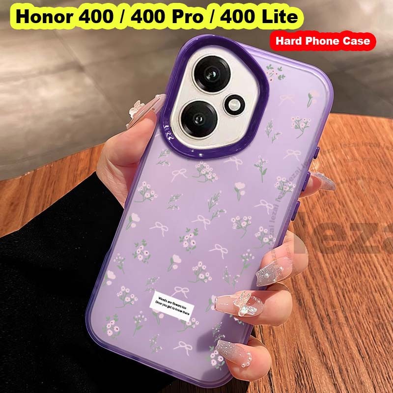 เคสแข็ง Honor 400 Pro 400Lite 400Pro 400 Pro 400 Lite 5G เคสดอกไม้กันกระแทกฝาหลัง
