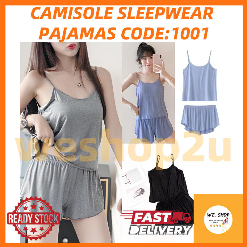 Camisole ชุดนอนชุดนอนชุดผู้หญิง Selesa & Seksi ชุดนอนชุดราตรี 1001