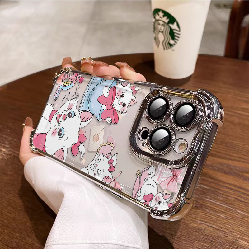 3 in1 Mary Cat สําหรับ OPPO K12X K9S K12 K12S K13 Turbo เคสโทรศัพท์ Soft Anti fall กรณี