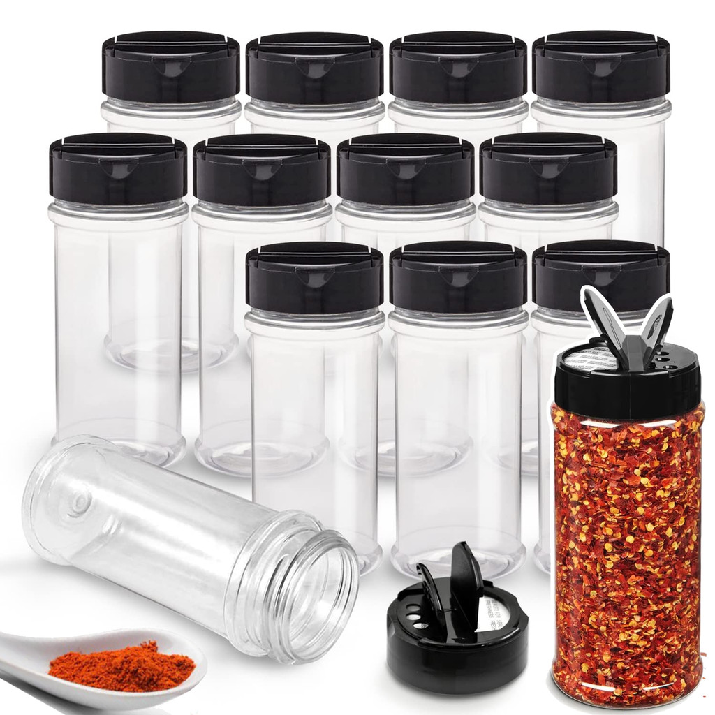 ที่จัดระเบียบเครื่องเทศในครัว | ขวดเครื่องเทศฝาผีเสื้อ 100-300 มล., ภาชนะป้องกันการรั่ว สัตว์เลี้ยง สําหรับสมุนไพร/เกลือ/พริกไทย