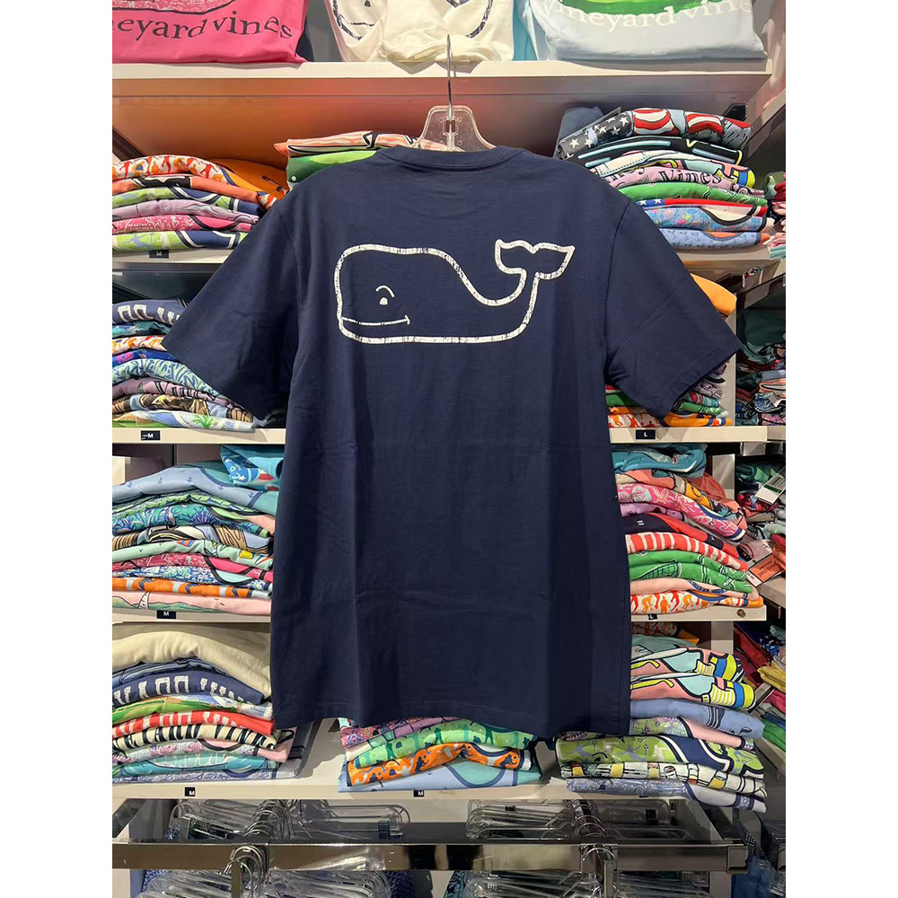 เสื้อยืดผู้ชาย Vineyard Vines ออกแบบลายว्वเอลฟ์ พิมพ์แขนสั้น ทรงโอเวอร์ไซซ์ ราคา ถูกที่สุด ดีลบีเคเค รูปภาพหลัก