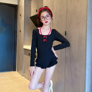 ชุดว่ายน้ำเด็กแขนยาว ออกแบบอินเทรนด์สำหรับวัยรุ่นนักเรียน มา…