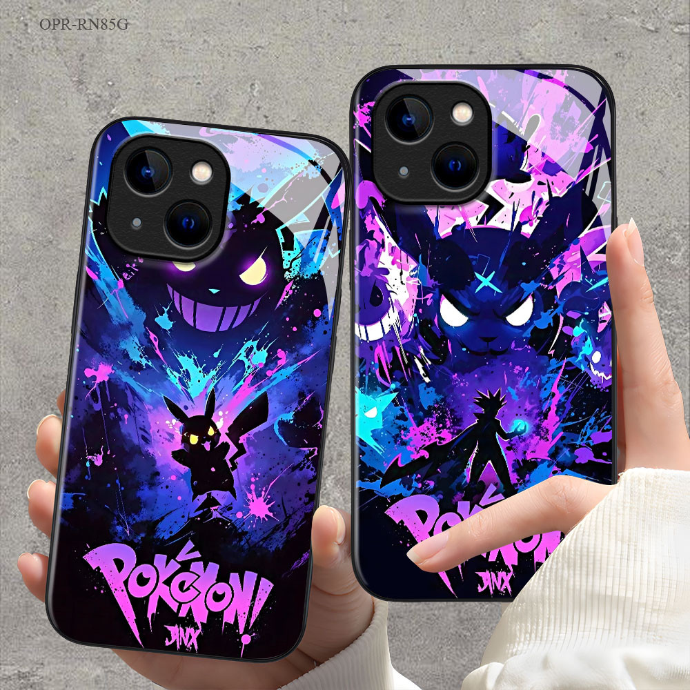 OPPO Reno 8 8Z 7 7Z 6Z 6 5 4 2F F11 F9 F7 F5 Pro Youth 4G 5G เคสออปโป้ Hat Boy Glass Case BL