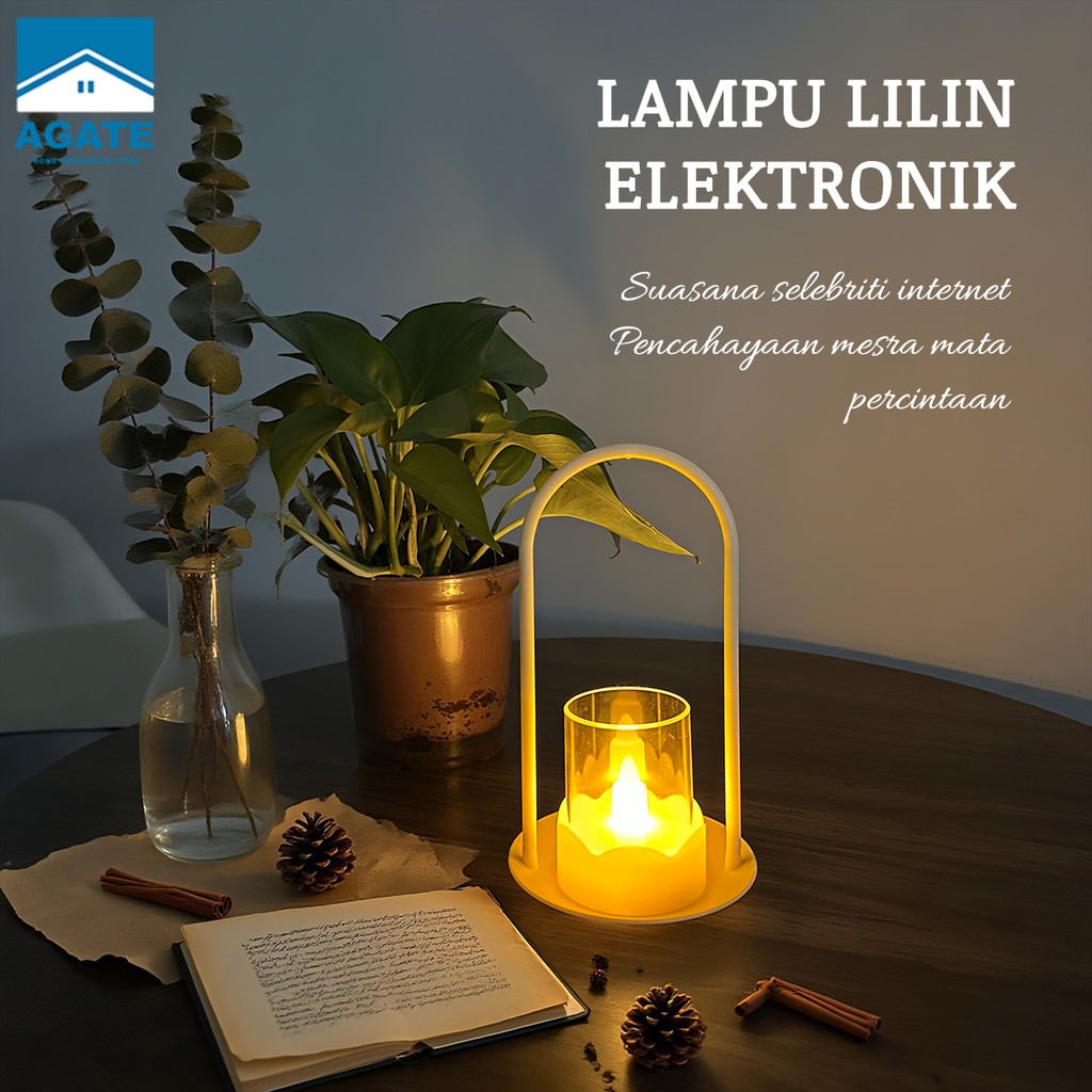 เทียนอิเล็กทรอนิกส์ เทียนปลอม เทียน LED แถมถ่าน จิ๋วไร้ควันปลอดภัย ชาโคมไฟ-งานแต่งงาน Xmas Decor