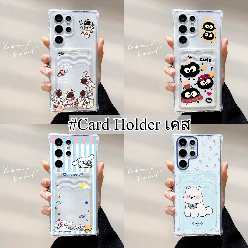 Card Holder เคส for Samsung A56 5G A16 A06 A55 A05 A05S A54 A26 5G A36 A15 A35 A12 A34 A14 S24 A52 A