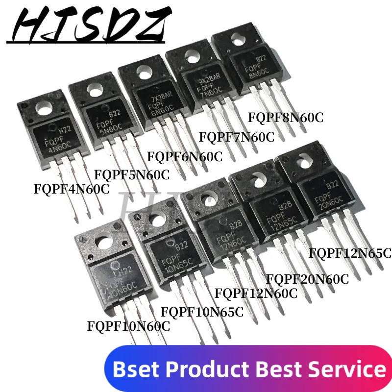 1-5PCS FQPF4N60C FQPF12N65C FQPF20N60C FQPF5N60C FQPF6N60C FQPF7N60C FQPF10N60C FQPF12C ทรานซิสเตอร์