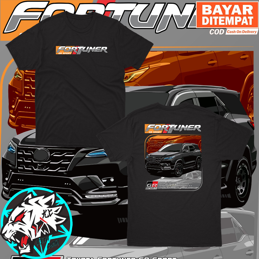 เสื้อยืด Toyota Fortuner GR SPORT Vol 1 Big Size Jumbo