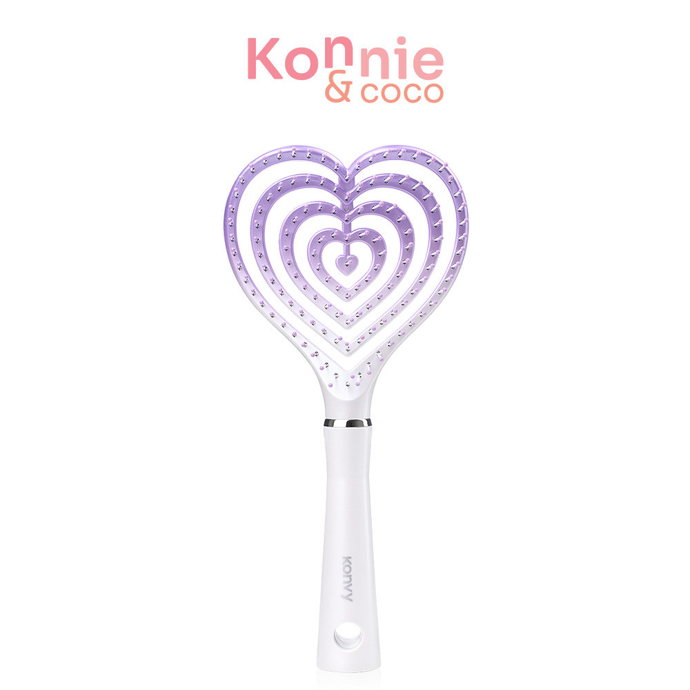 Konvy Heart Massage Comb หวีนวดศีรษะ รูปทรงหัวใจสุดคิวท์.
