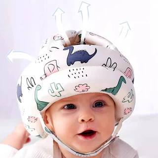 Berma Baby หมวกกันกระแทกเด็ก สามารถปรับได้ ปกป้องหัวของเด็ก 360 องศา ป้องกันการบาดเจ็บ เด็กหัดเดิน