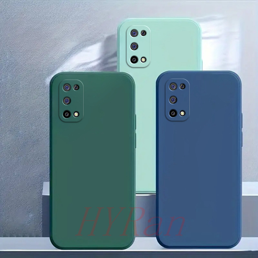 Realme 7 5G เคสโทรศัพท์ซิลิโคนสีทึบ YT รูปที่ 2