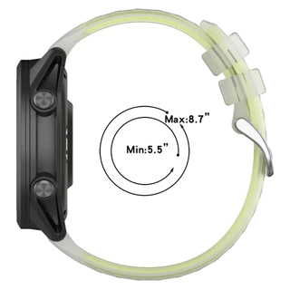 Jelly สายนาฬิกาสีสันสดใสสําหรับผู้เบิกทาง Garmin 265 255 265M 165 245M 645M 55 158 970 570 70 170 Venu 2 4 Venu3 Vivoactive 6 5 4 3 Active 5 Clear กันน้ํากีฬาเปลี่ยนสายซิลิโคน