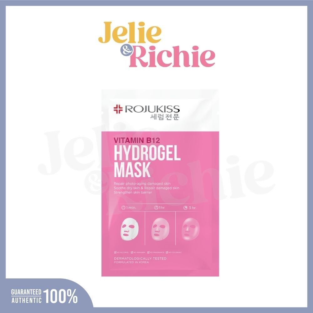 [ซอง]  โรจูคิส วิตามิน บี12 ไฮโดรเจล มาส์ก 33g Rojukiss Vitamin B12 Hydrogel Mask 33g