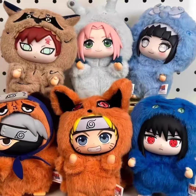 Naruto Shippuden Party Series Naruto Uzumaki Kakashi Gaara ตุ๊กตาตุ๊กตาตุ๊กตาของเล่นบ้านเครื่องประดั