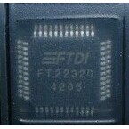 FT2232D FT2232 FTDI QFP-48 Package USB to Serial Port Control Chip