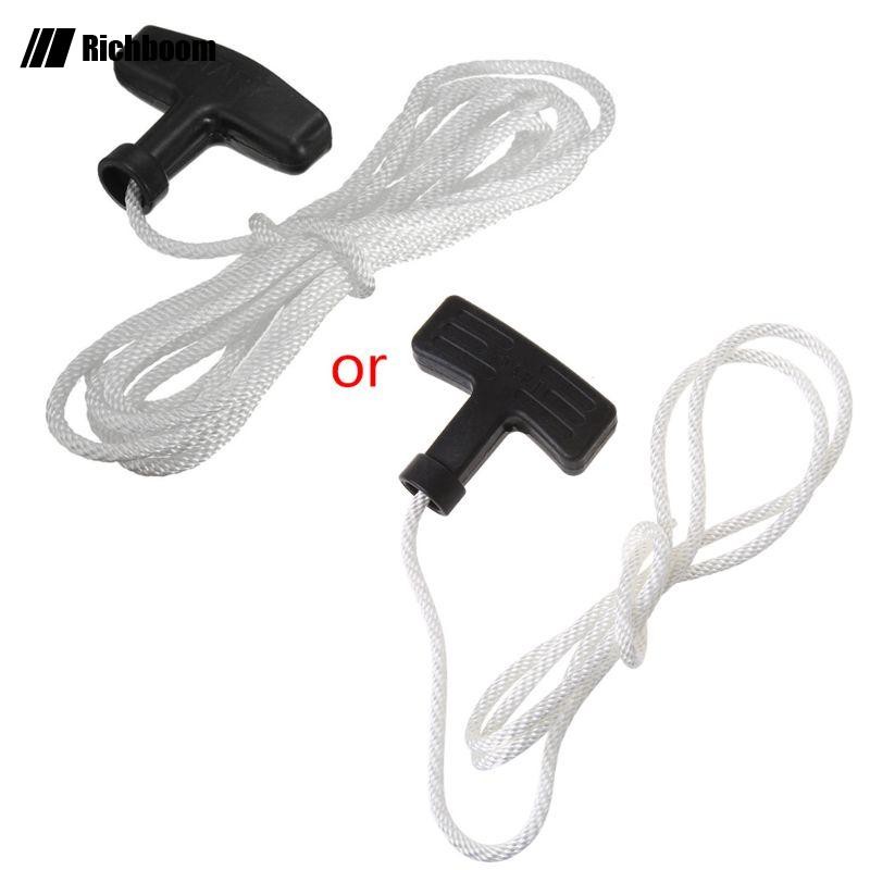 Rich Universal 1 1M 4MM Starter Start สายไฟเชือกเครื่องตัดหญ้าดึงมือจับเครื่องยนต์ Petrol