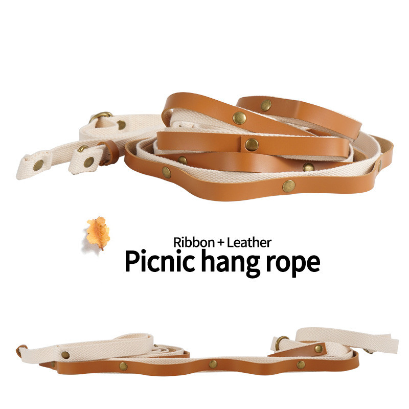 CLS กลางแจ้ง Sensual PU Lanyard Camping เครื่องมือ Sundries เชือก Camping Clothesline เต็นท์อุปกรณ์เ