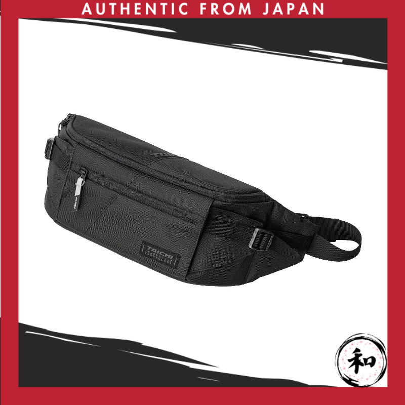 RS TAICHI Bike Body Bag Waist Pouch Touring Waist Bag RSB285 Unisex Adult BLACK【ส่งตรงจากญี่ปุ่น】
