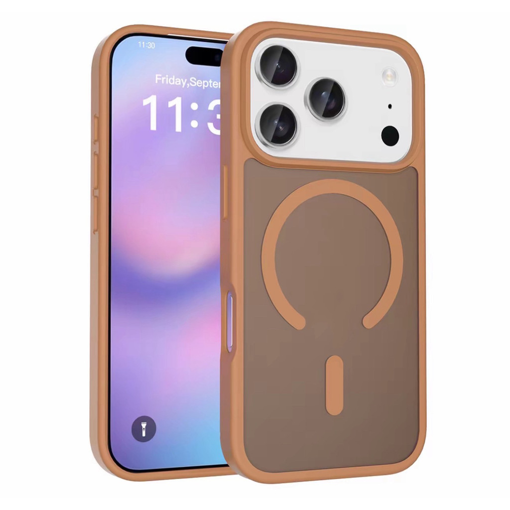 ส่งด่วน กทม เคส สำหรับ iPhone 17 Pro Max 17Pro 17Air เคสผิวด้าน ชาร์ได้ For ไอโฟน 16/15/14/13/12/11 Promax 006