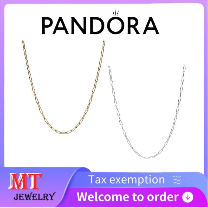 สร้อยคอเงินสเตอร์ลิง S925 แบบเชื่อมต่อสายคล้อง DIY สำหรับสุภาพสตรี รหัส 363416C00