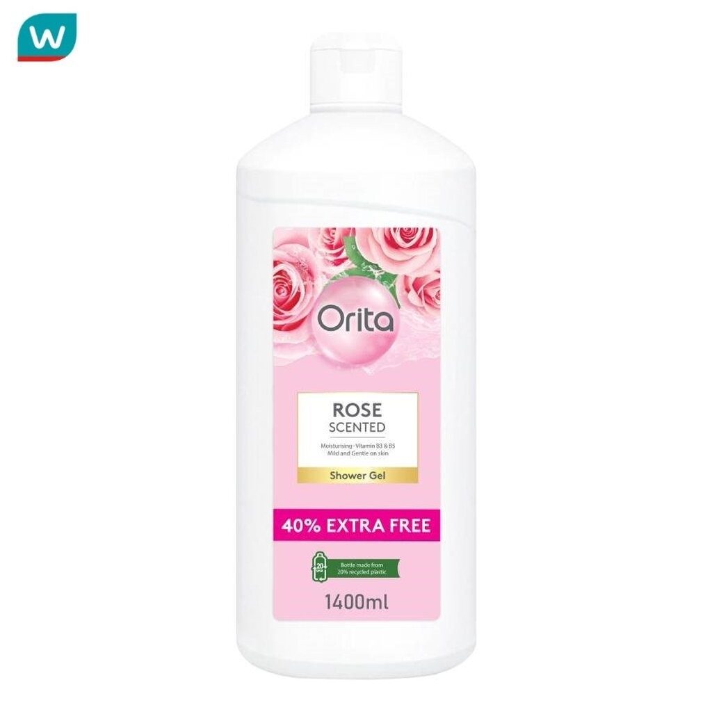 Orita โอริต้า เจลอาบน้ำ กลิ่นกุหลาบ 1400 มล.