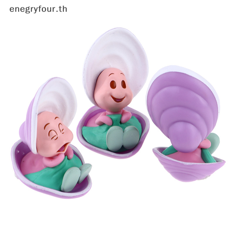 ของขวัญและของเล่น 3 ชิ้น/เซ็ต Kawaii Alice in Wonderland Young Oyster Baby Action Figure ตุ๊กตาของเล่น.