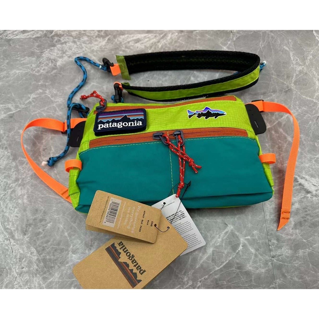 กระเป๋าสะพายข้าง Patagonia กระเป๋าสะพายผ้าไนลอนน้ําหนักเบา
